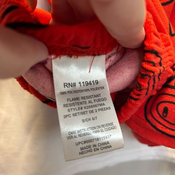 Nintendo Super Mario Kids Pajama Set - White, Red, Green - Picture 11 of 12